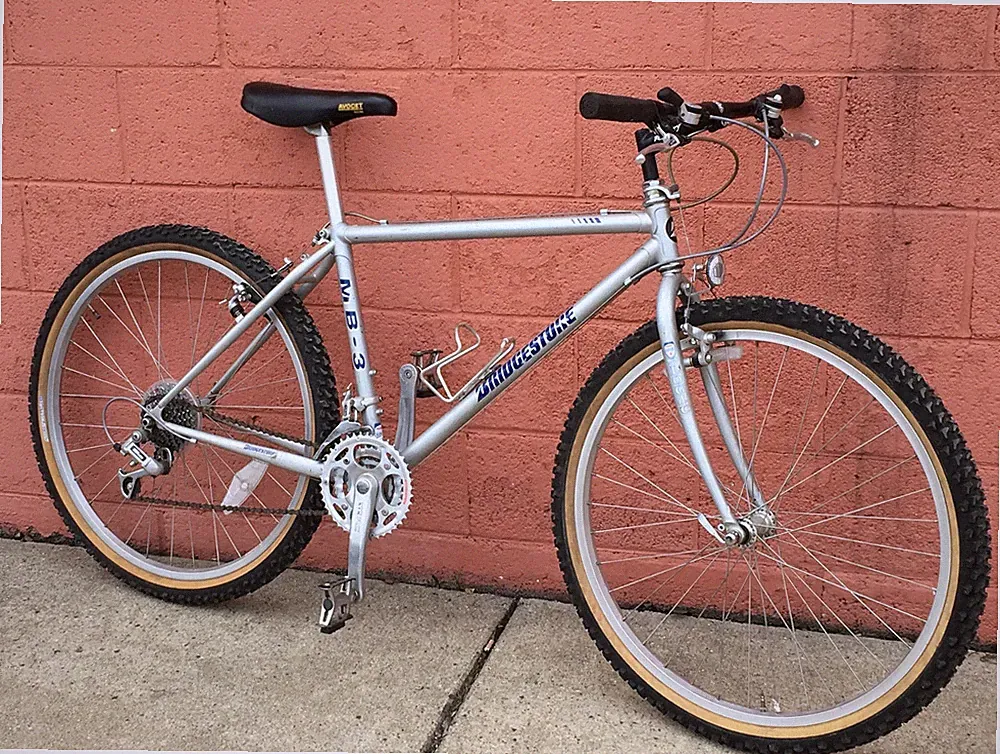 Bridgestone MB-3 18 in Mtn City Bike Silver Ritchey