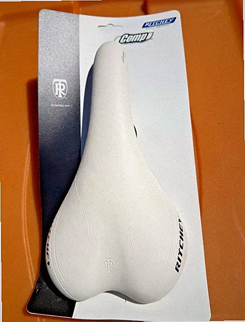 Ritchey Lady Comp Bike Saddle WHITE 262/142mm Touring/ Road 260 grams NEW√