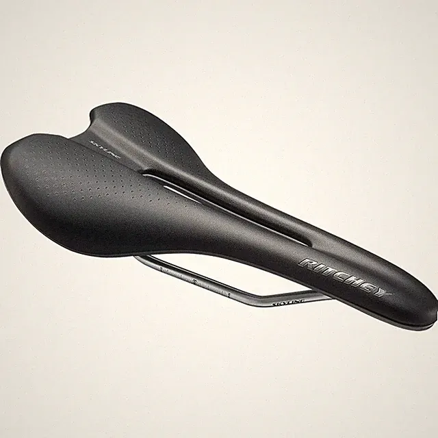 Ritchey Skyline Comp Saddle, CrMo Rail, 145mm Width, Black