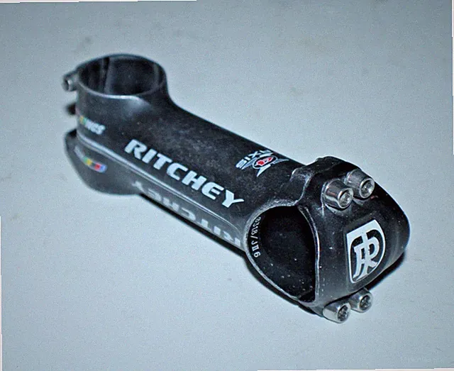 Ritchey WCS AXIS 4 1 1/8" Treadless Road Bike Stem 110mm +/-6°/84° 31.8mm Black~