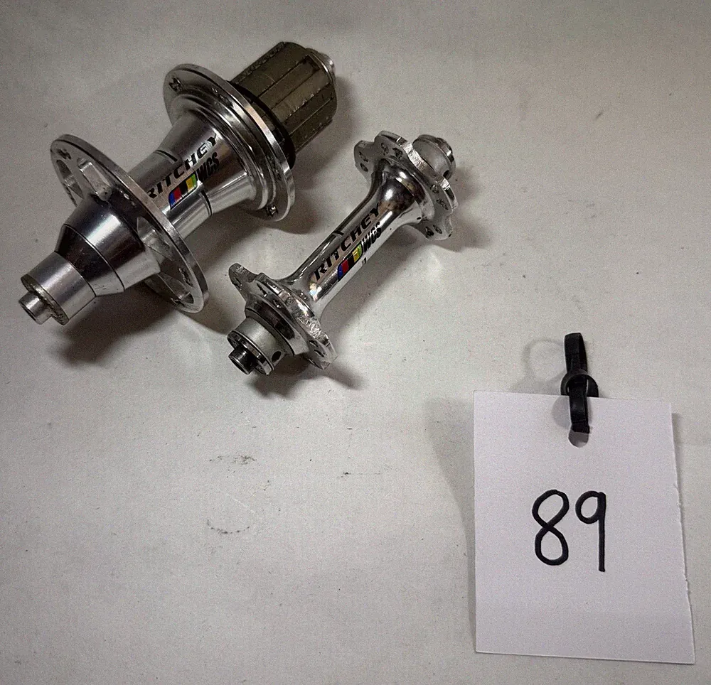 Ritchey WCS Road Rim Brake Hubset Front & Rear 100/130mm Silver Bicycle Hubs Set