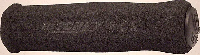 Ritchey WCS True Grip Black Flangeless Bike Handlebar Grips - Ergonomic