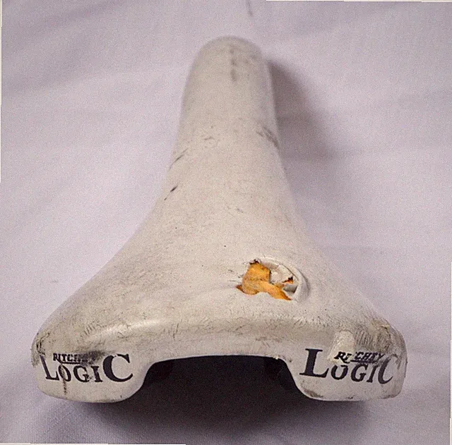 Vintage Ritchey Logic Saddle White Viscount SDP 1990s Mountain Bike Turbo MTB