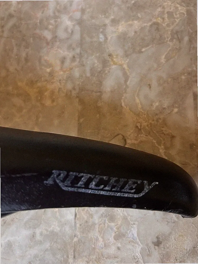 Vintage Ritchey Vector Black Bicycle Saddle Road Touring bike
