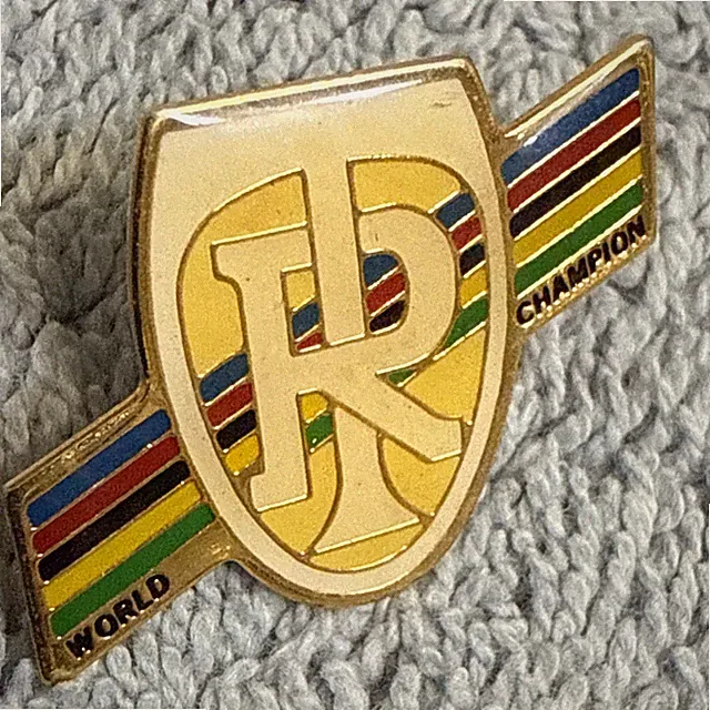Vintage Tom Ritchey Mountain Bike World Champion Hat Lapel Pin