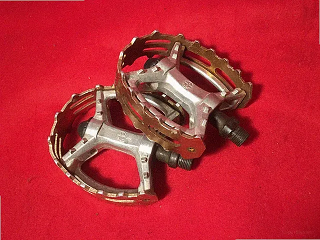 Vtg VP-747 Old School BMX/MTB Beartrap Pedals 9/16" Fits Ritchey Klein